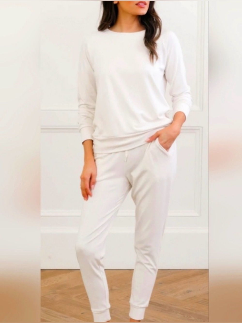 Cozy Earth off white sleep set